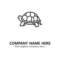 Turtle logo design vector illustration