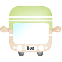 Automobile hand drawn transparency illustration 