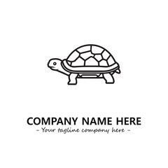 Turtle logo design vector illustration