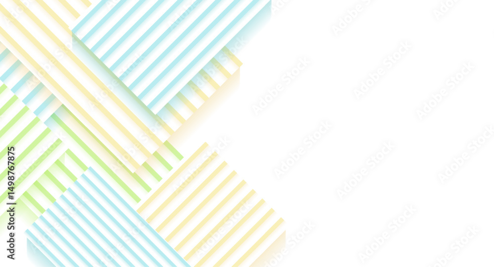 Poster minimal pastel rectangles with colorful stripes abstract geometric background. vector light shiny de