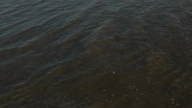 litle Waves at Altura Beach in. thre Algarve Portugal in the afternoon