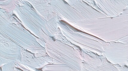 Obraz premium Soft Pastel White Abstract Brushstroke Texture for Art Lovers