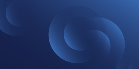 Modern smooth abstract line circle dark blue with noise for modern background design simple art