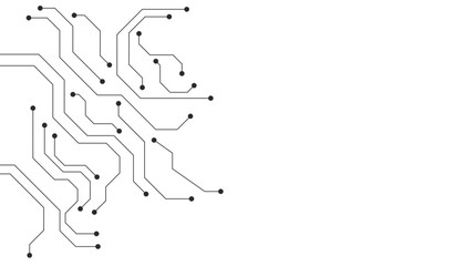 Abstract futuristic circuit board Illustration, Circuit board with various technology elements. Circuit board pattern for technology background. 
