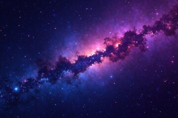 Fototapeta premium Stunning cosmic background of twinkling stars and nebulae, perfect for design projects , nebula, black, beautiful