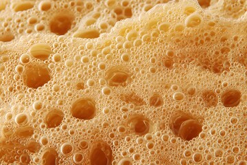 Abstract Sponge: A close-up shot that showcases a porous sponge, it evokes a sense of texture and everyday functionality. The abstract nature of the image captivates.