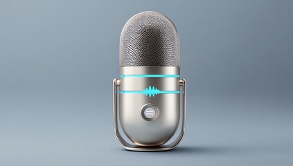 3D icon of sticky notes that feature voice recognition for modern productivity needs.