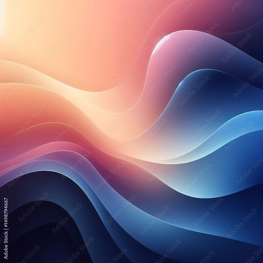 Wall mural gradient backgrounds subtle color transitions