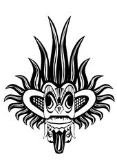yaka devil png for cut sticker