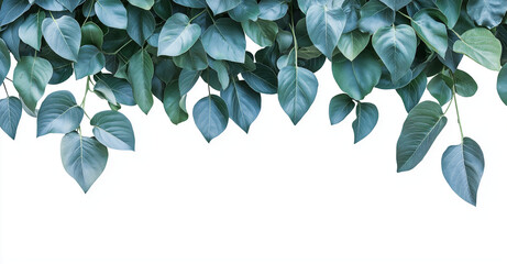 Tropical blue jungle foliage, plant, bush, floral arrangement