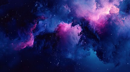 Abstract Ocean-Inspired Blue Textured Art