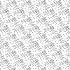Minimalist Geometric Lattice Pattern