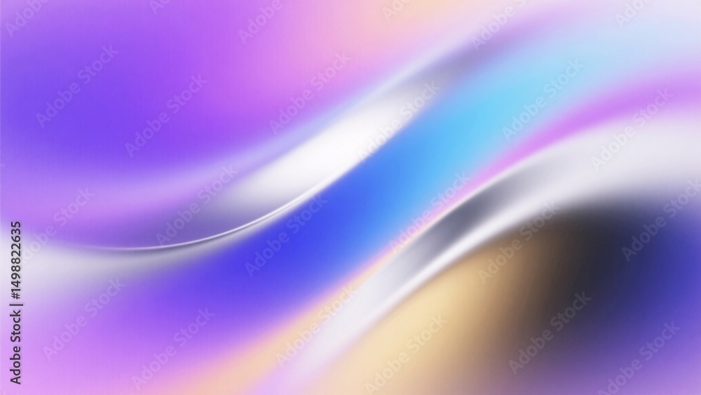 Poster abstract gradient with curved lines