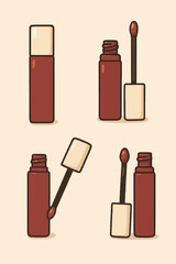 Obraz premium set of lipstick 