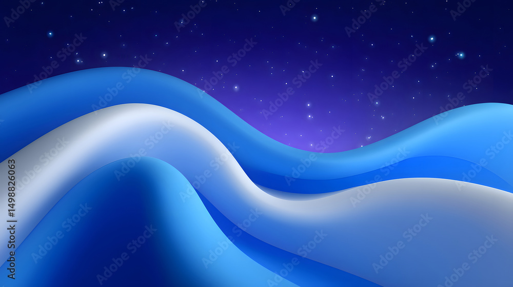 Poster dynamic fluid color gradient background, abstract kv main visual business ppt background