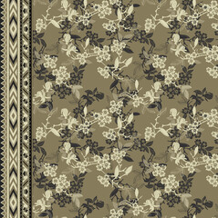 vintage floral background