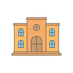 vector illustration of a building