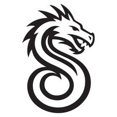 vector image of a dragon