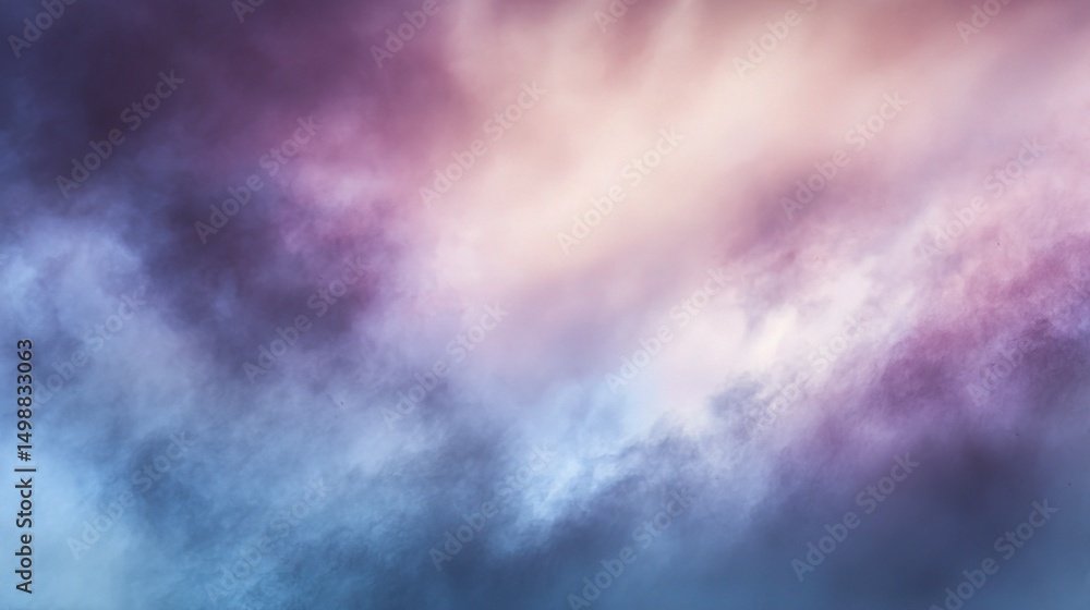 Aufkleber soft blurry abstract background with cloudy colors and texture
