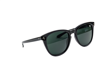 Stylish black sunglasses isolated on a white background png ai generated