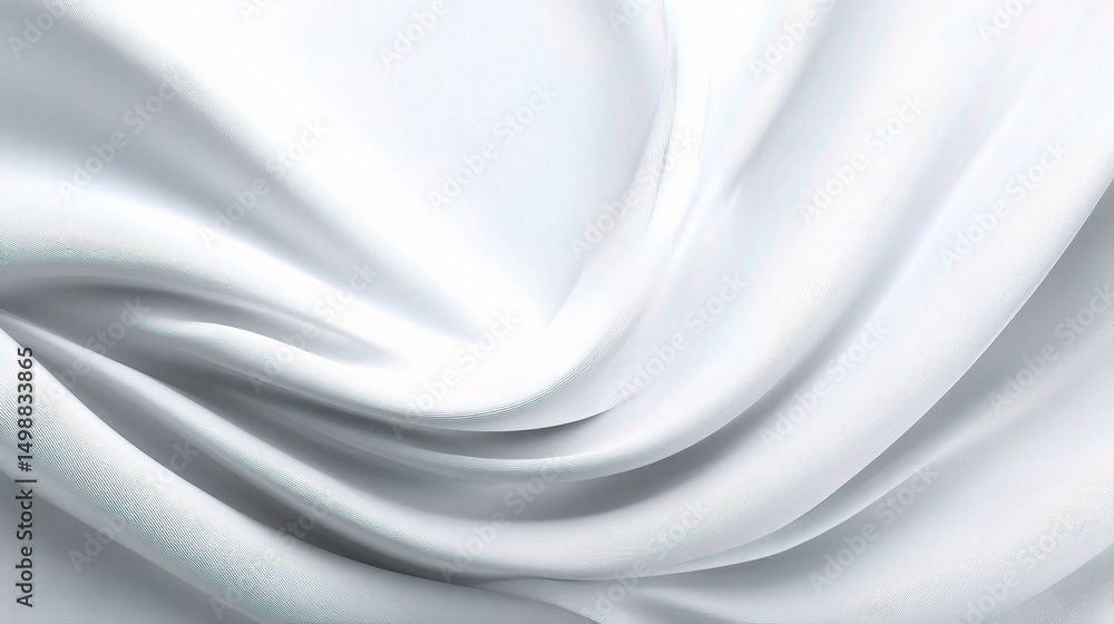 Poster soft white fabric gradient curved background for design projects