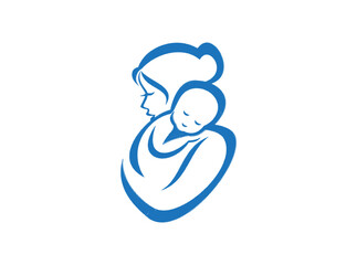 Heartwarming Mother with Child SVG Design, Perfect for Mother’s Day Crafts, Shirts, Cards, DIY Gifts, Cricut, Silhouette, Download