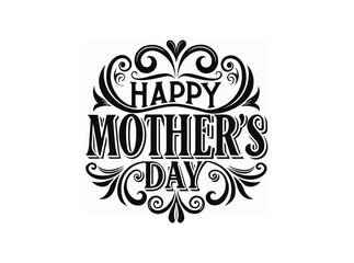 Beautiful Mother’s Day Typography SVG Design, Perfect for Cricut, Silhouette, Printable, DIY Gifts, Cards, Shirts, Crafts, Download