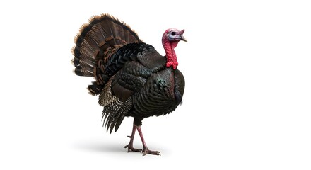 Majestic Wild Turkey A Stunning Portrait of Nature's Avian Majesty