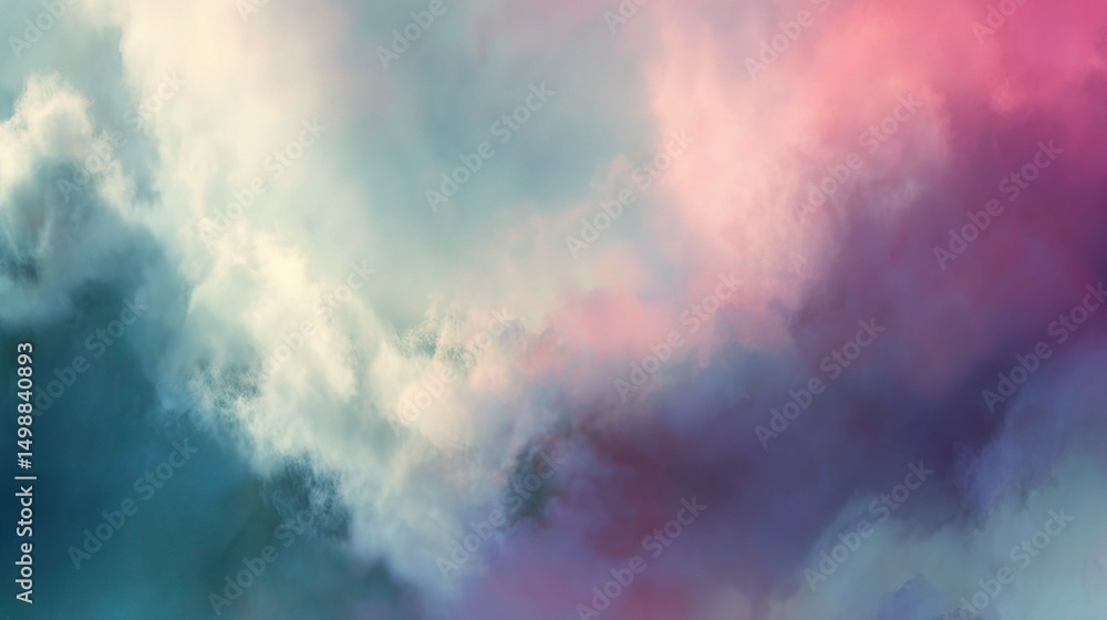 Poster soft blurry abstract paper background with cloudy colors and patterns