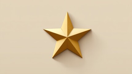 Obraz premium Golden star graphic design element