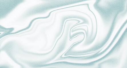 Abstract fluid design with textured effect in shades of blue and white background