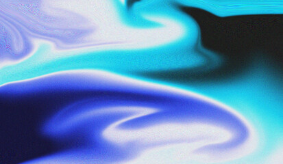 Abstract fluid art composition with blue and white hues in a smooth and textured design