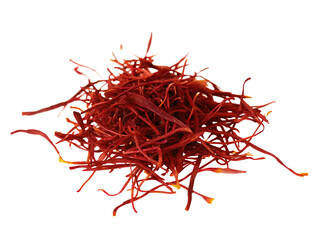 Naklejka premium Dried saffron spice isolated on white background PNG