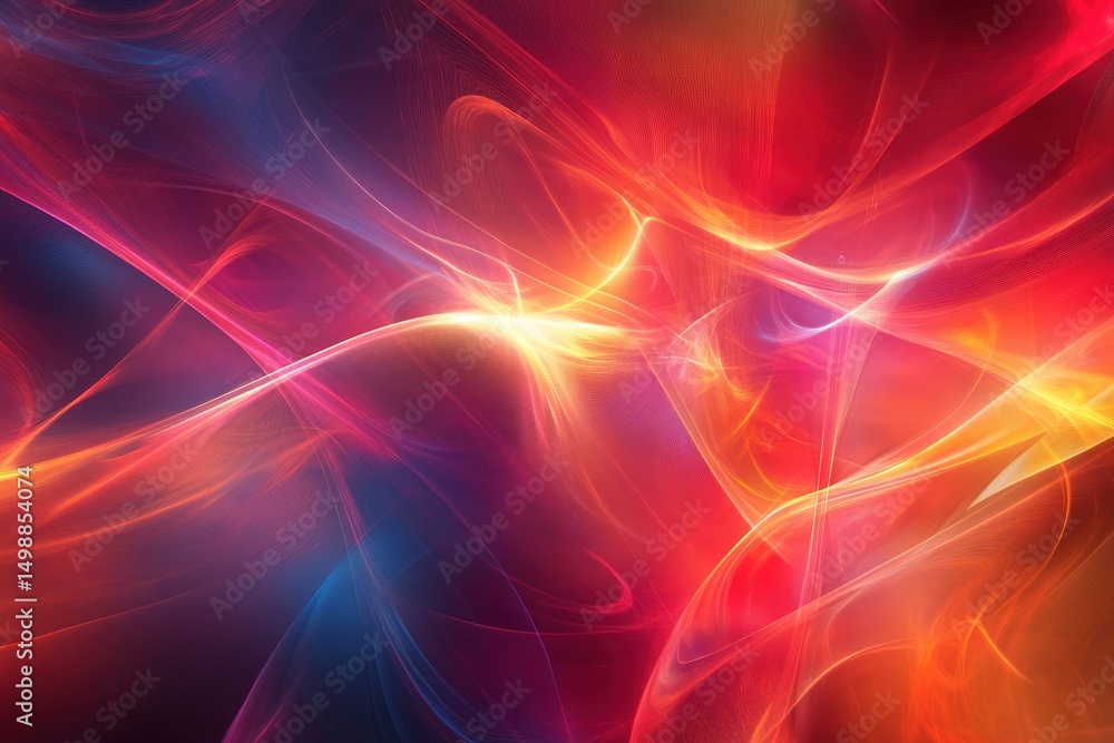 Poster vivid abstract background showcasing dynamic light patterns and vibrant colors creating a captivatin