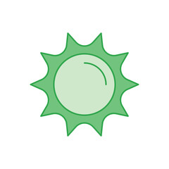 Sun Vector icon