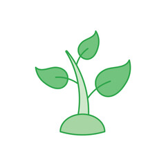 Plant Seedling Vector icon