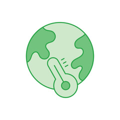 global warming Vector icon