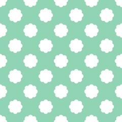 Beautiful white flower patterns are perfect for screen printing on product surfaces.