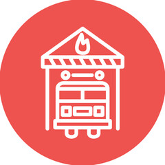 Fire Station Icon