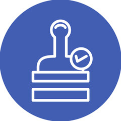 Approval Stamp Icon