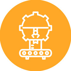 Fototapeta premium Lean Manufacturing Icon