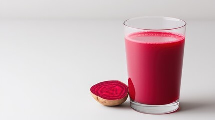 Beet juice freshly squeezed healthy vegetable beverage