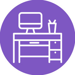 Laptop Workspace Icon