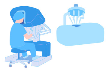 医療ロボット_イラスト