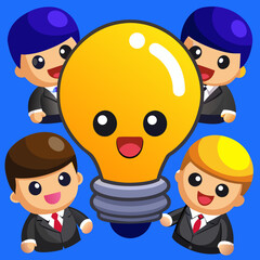 business man and woman