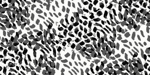 trendy vector hand drawn, creative watercolor exotic animal skin zebra snake leopard brush strokes tiger safari africa seamless pattern vector design for fashion,fabric and all prints