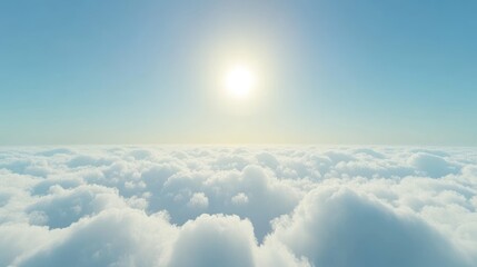 Fototapeta premium cloudscape decorated with sunlight