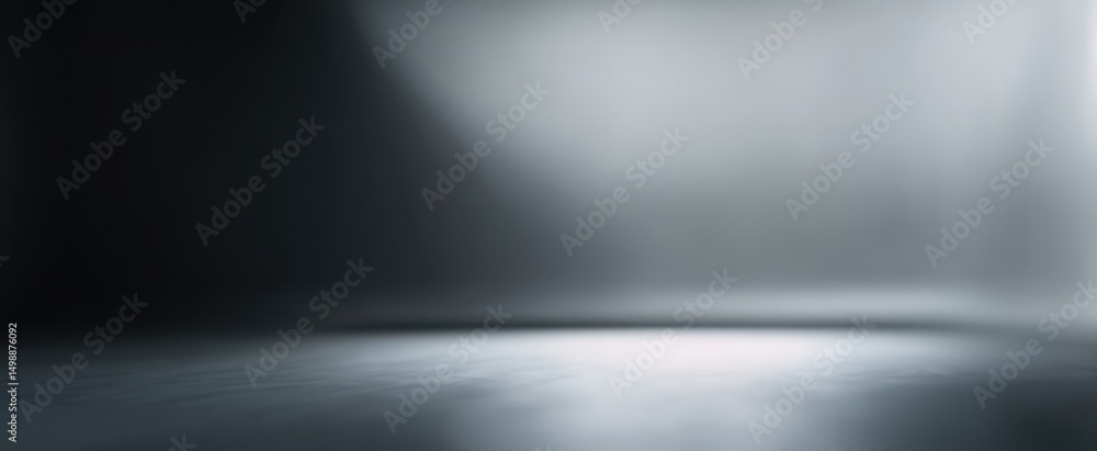 Poster the ethereal background casting soft light and shadows in a minimalist space.