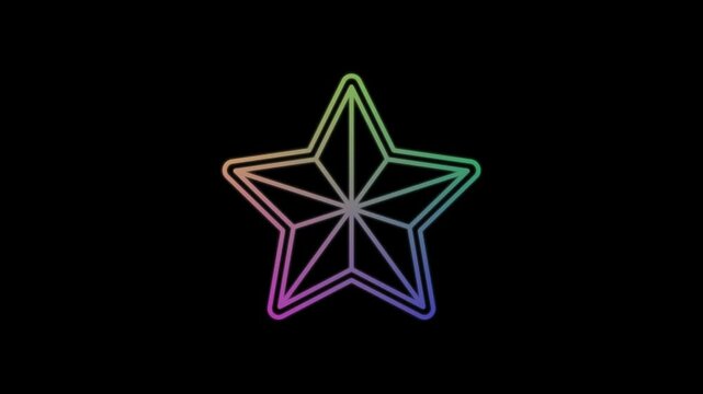 star icon vector, star of david on green,black backgraound.