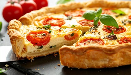 Delicious Homemade Tomato and Cheese Tart Recipe